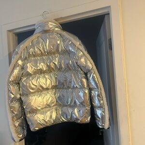 Silver Women's Puffer Jacket